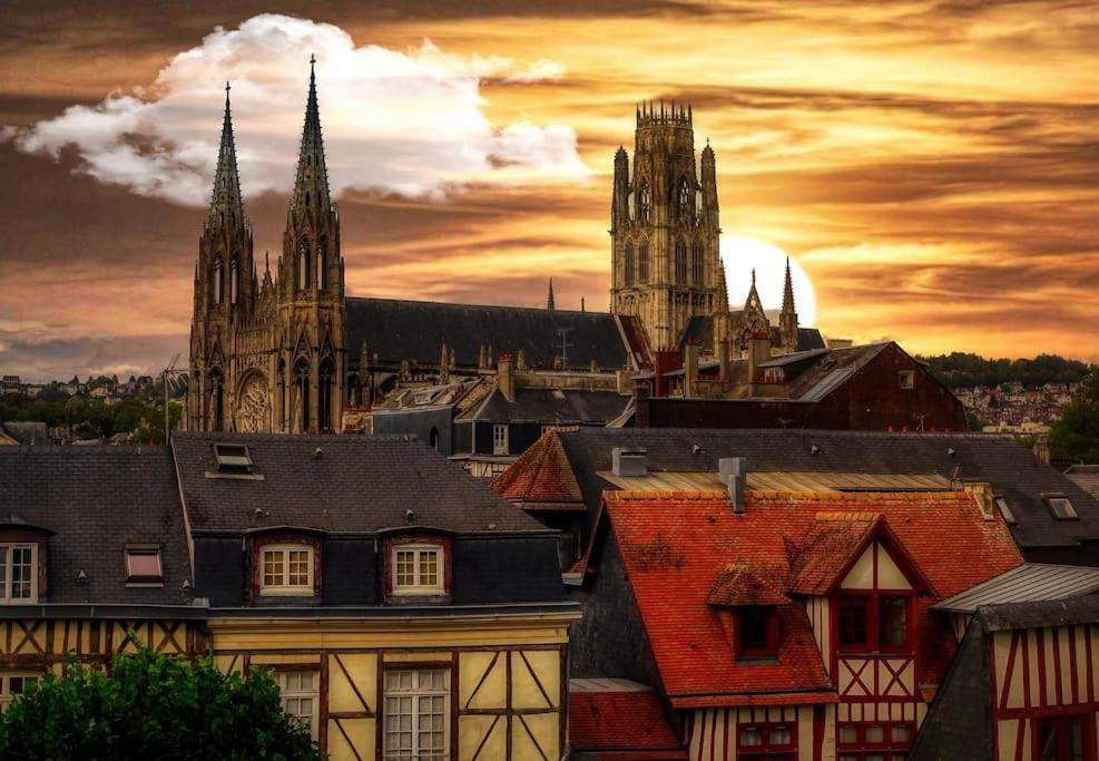 Jean Paul 2 Au Coeur De Rouen , Gare "Menage & Linge Inclus" Lägenhet Exteriör bild